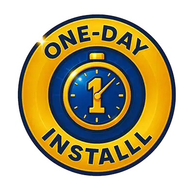 One-Day Install badge