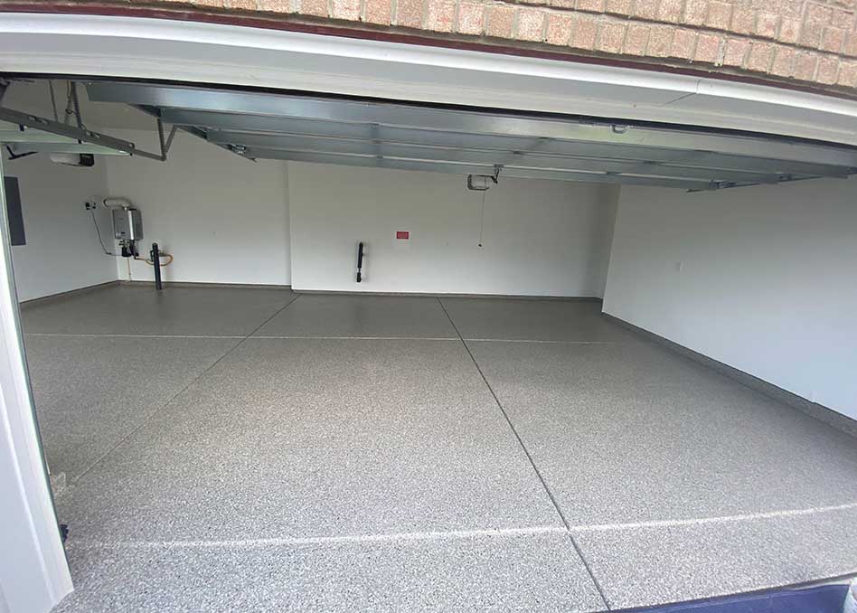 Garage floor polyurea concrete coating charlotte north carolina