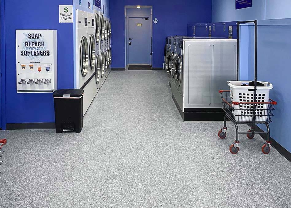 laundromat concrete coating